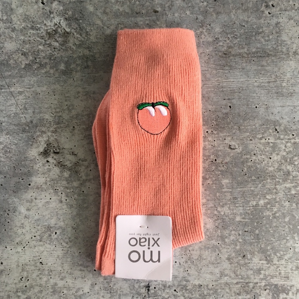 Peach socks
